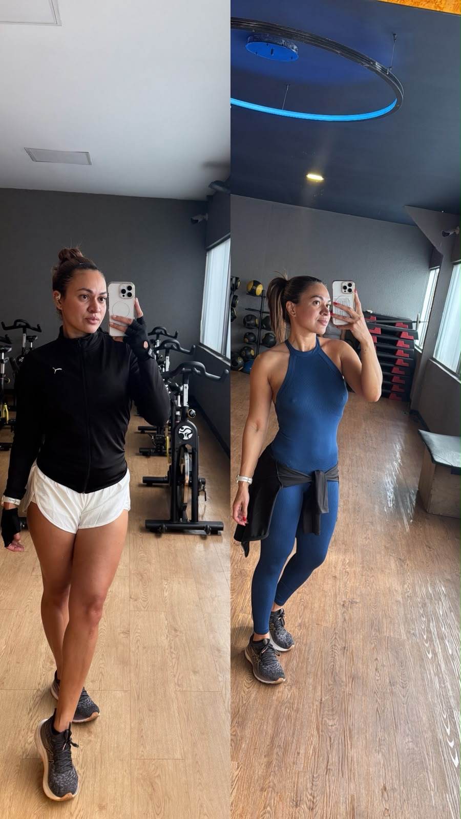 Story 05 — before and after female fitness progress